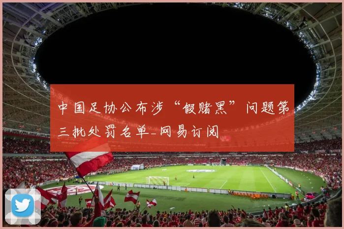 中国足协公布涉“假赌黑”问题第三批处罚名单_网易订阅
