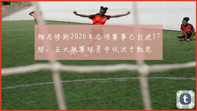 维尼修斯2026年各项赛事已打进17球，五大联赛球员中仅次于凯恩